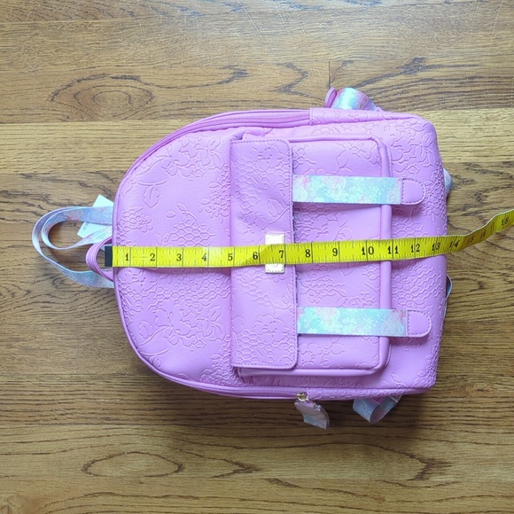 NWT Betsey Johnson LBSKYLAR Backpack In Pink - Picture 9 of 15